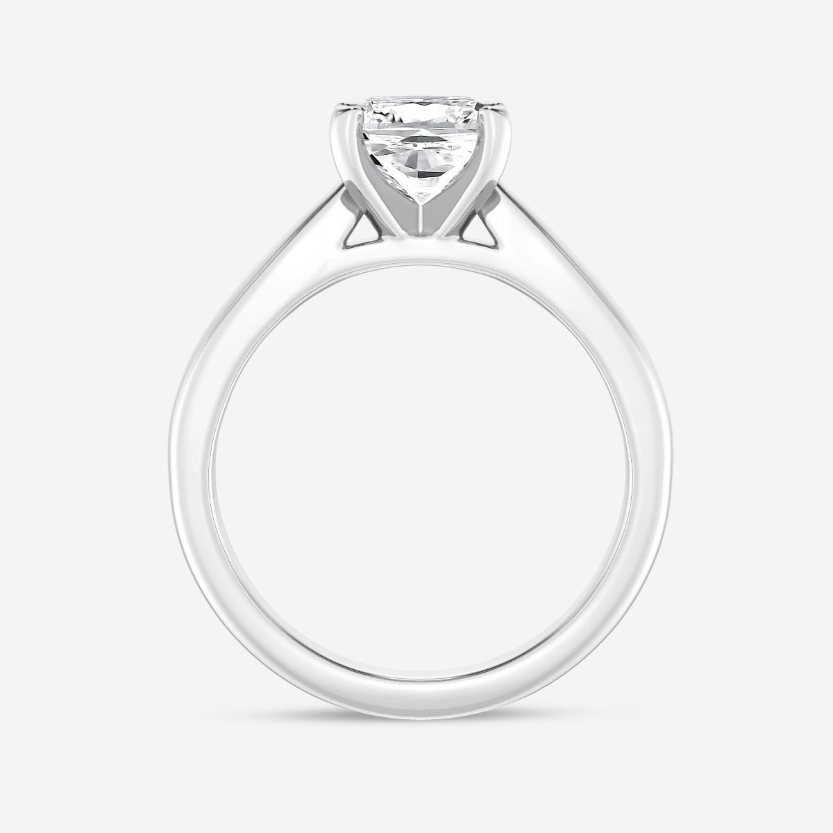 Layla - Cathedral Solitaire Engagement Ring