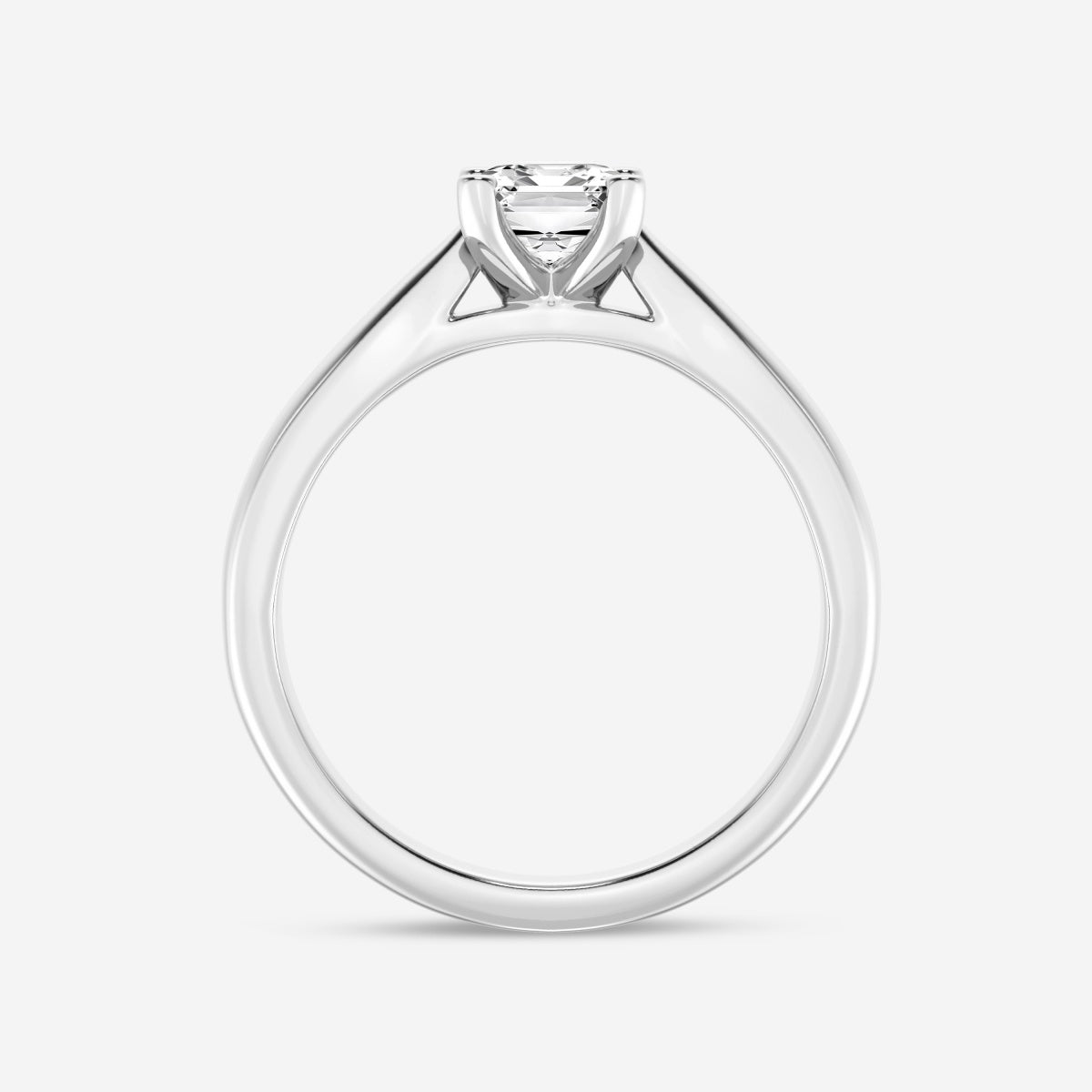 Layla - Cathedral Solitaire Engagement Ring