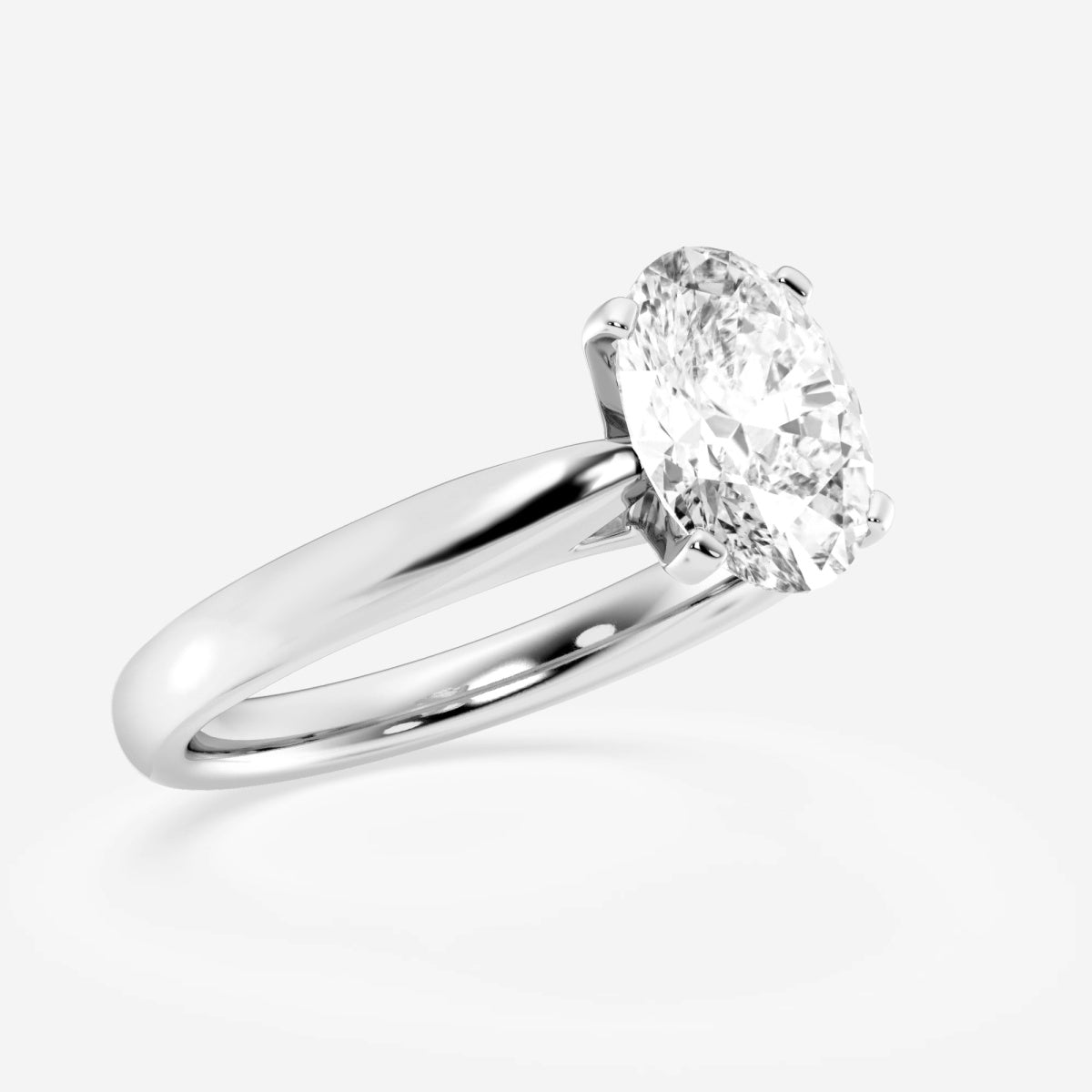 Layla - Cathedral Solitaire Engagement Ring