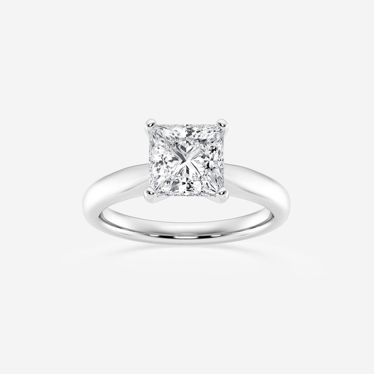 Layla - Cathedral Solitaire Engagement Ring