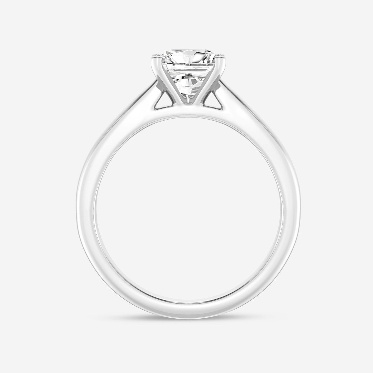 Layla - Cathedral Solitaire Engagement Ring