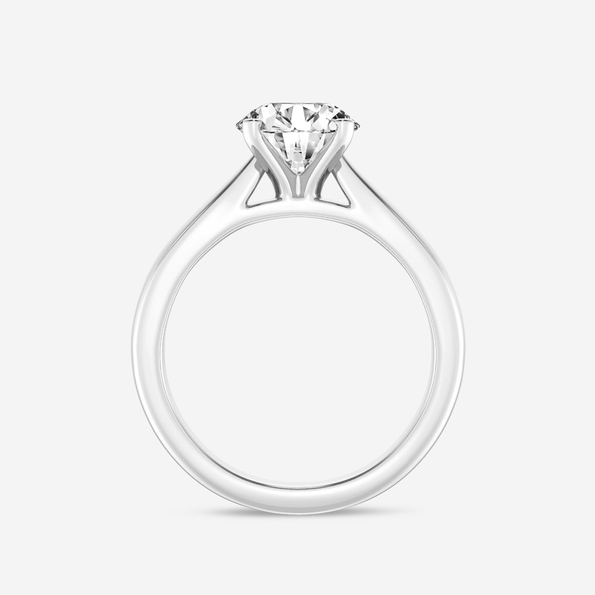 Layla - Cathedral Solitaire Engagement Ring