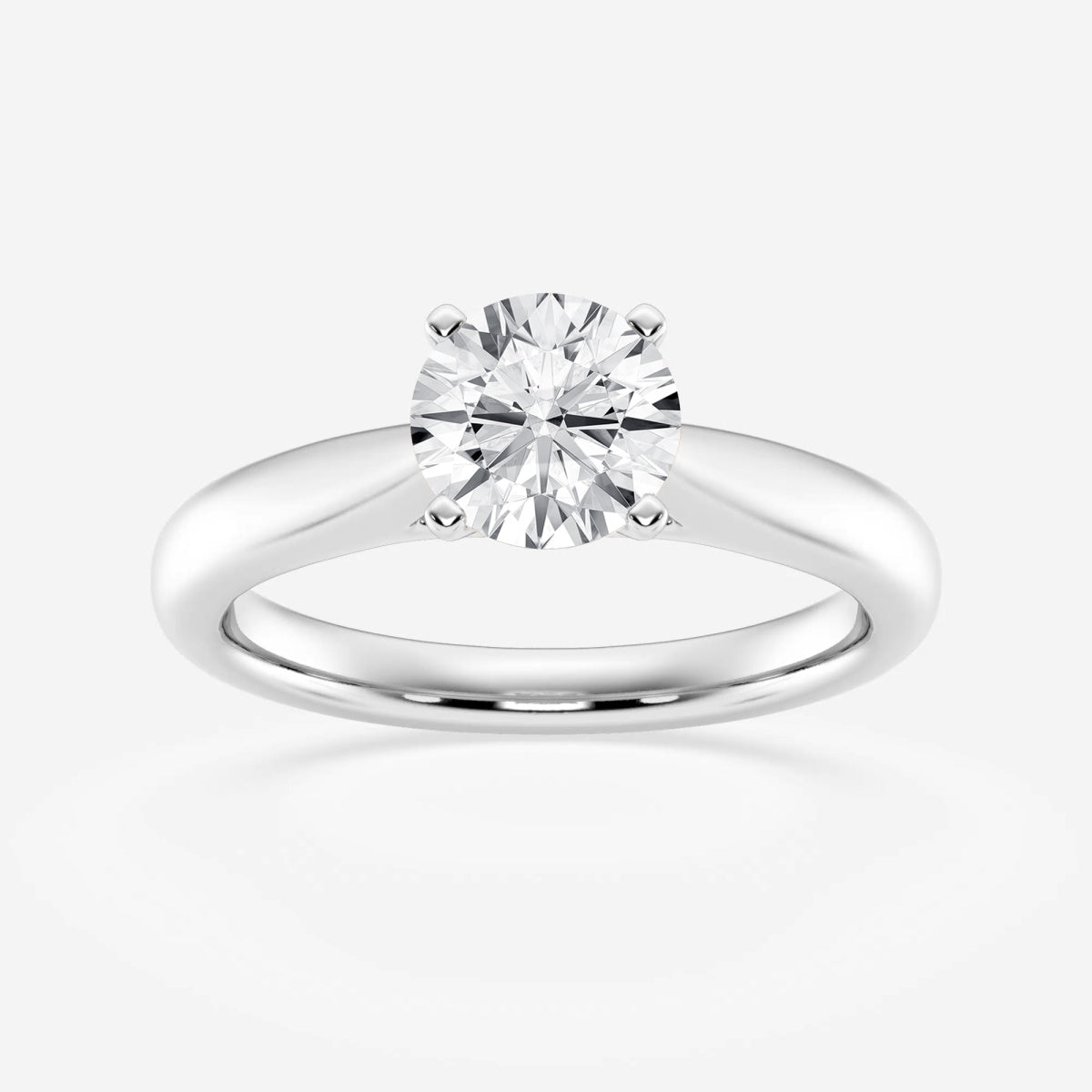 Layla - Cathedral Solitaire Engagement Ring