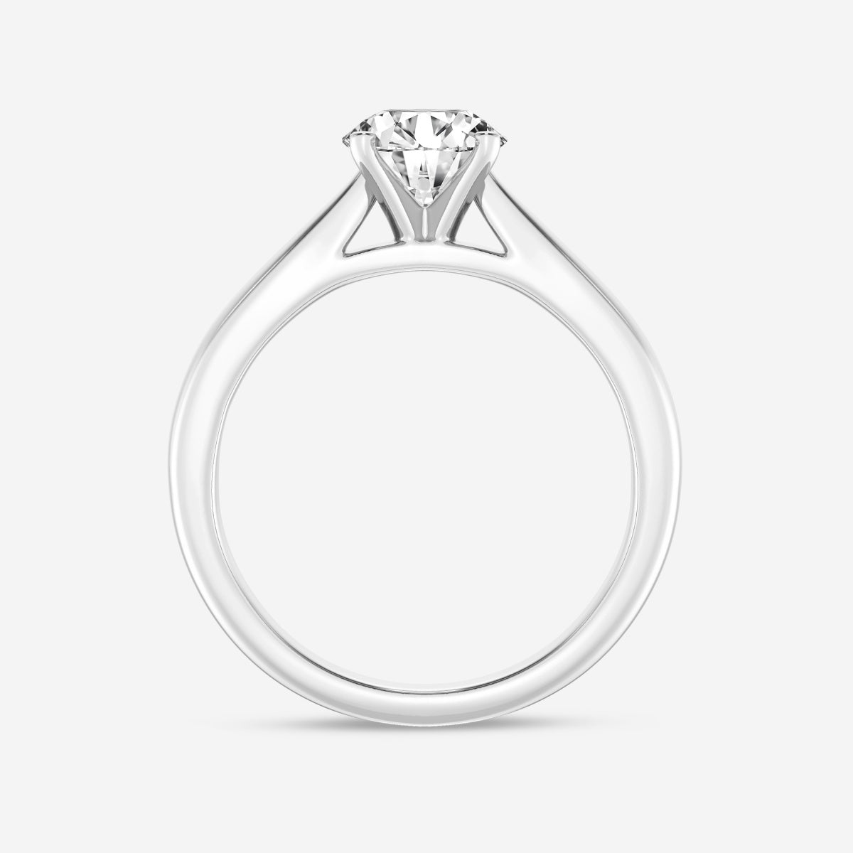 Layla - Cathedral Solitaire Engagement Ring