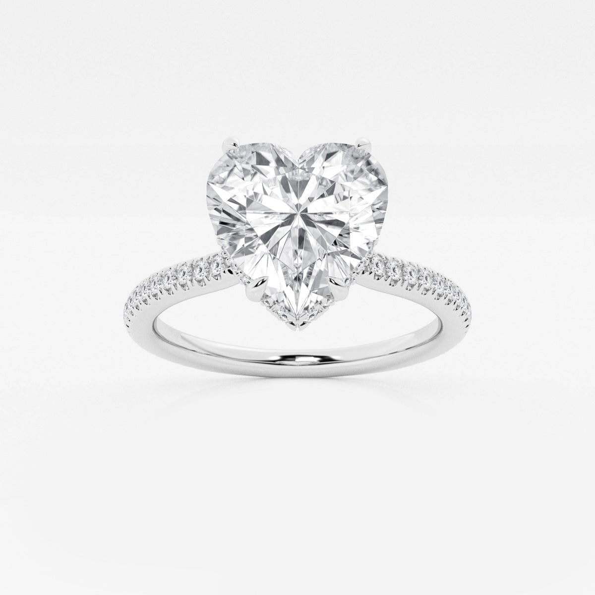 Leona - Double Hidden Halo Engagement Ring