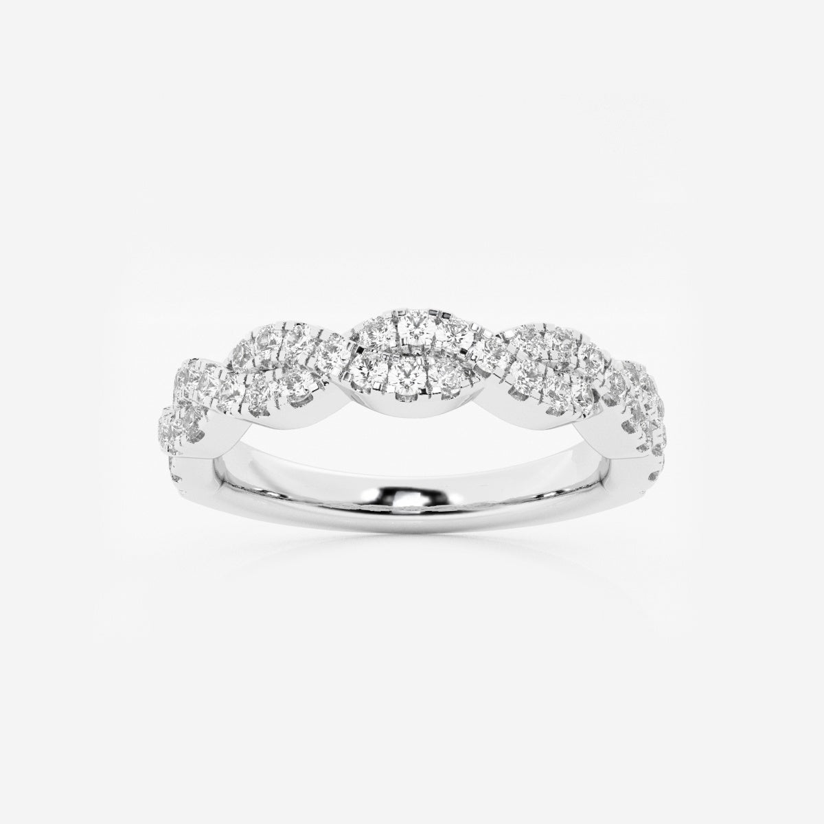 Lila - Infinity Twist Design Wedding Ring