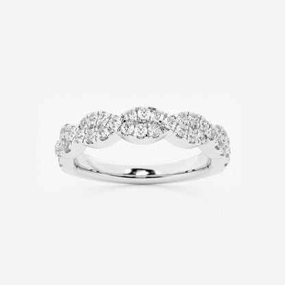 Lila - Infinity Twist Design Wedding Ring