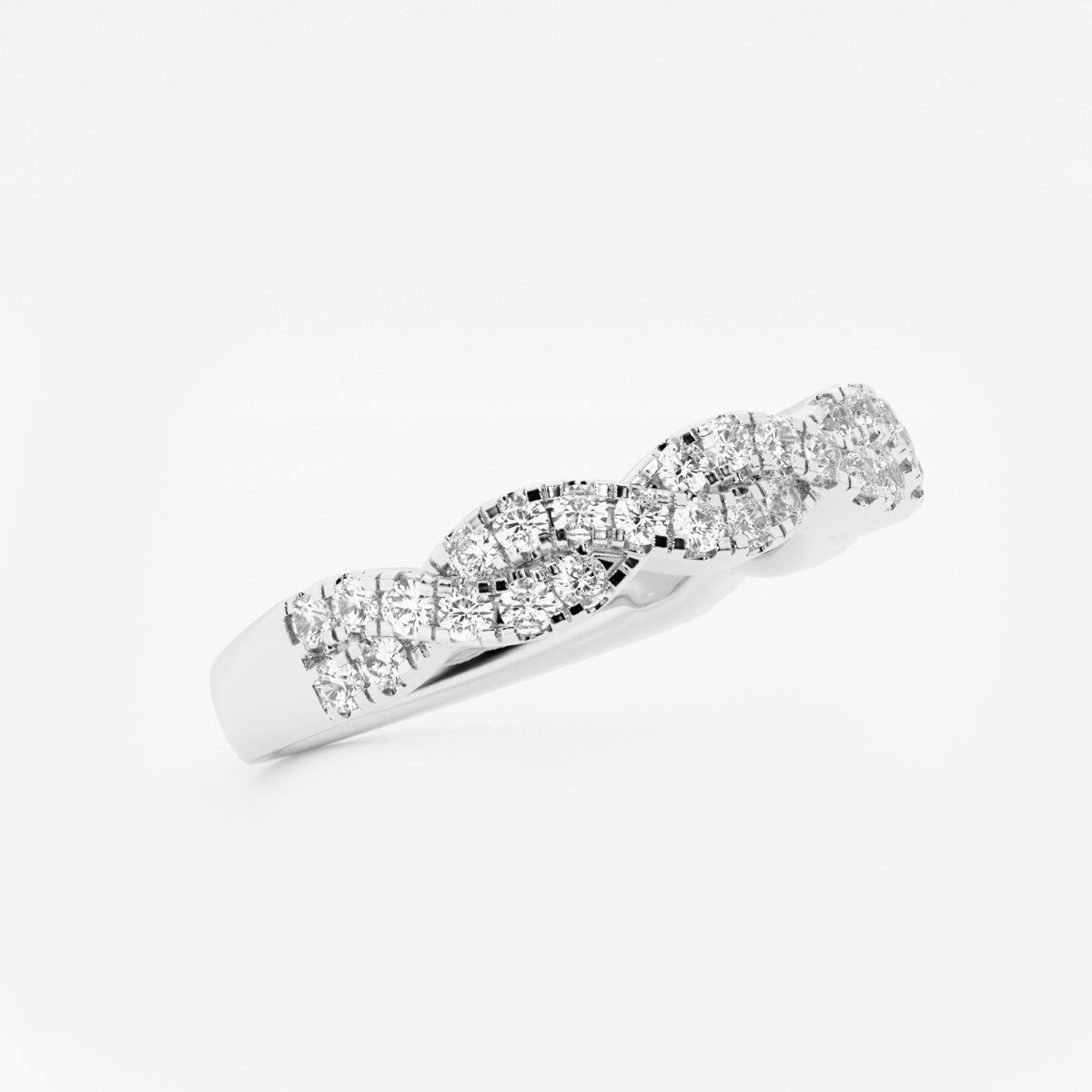 Lila - Infinity Twist Design Wedding Ring