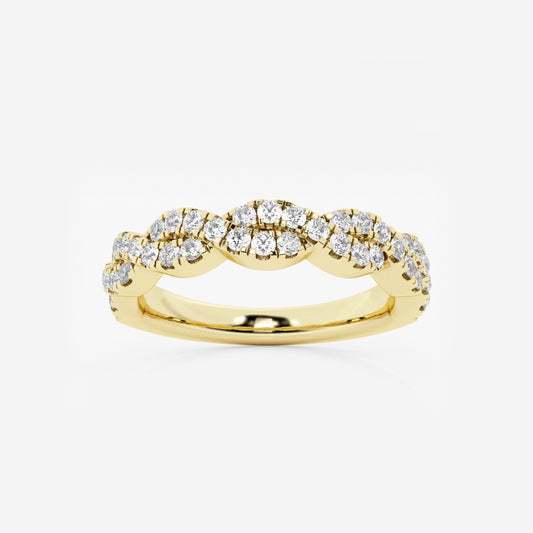 Lila - Infinity Twist Design Wedding Ring