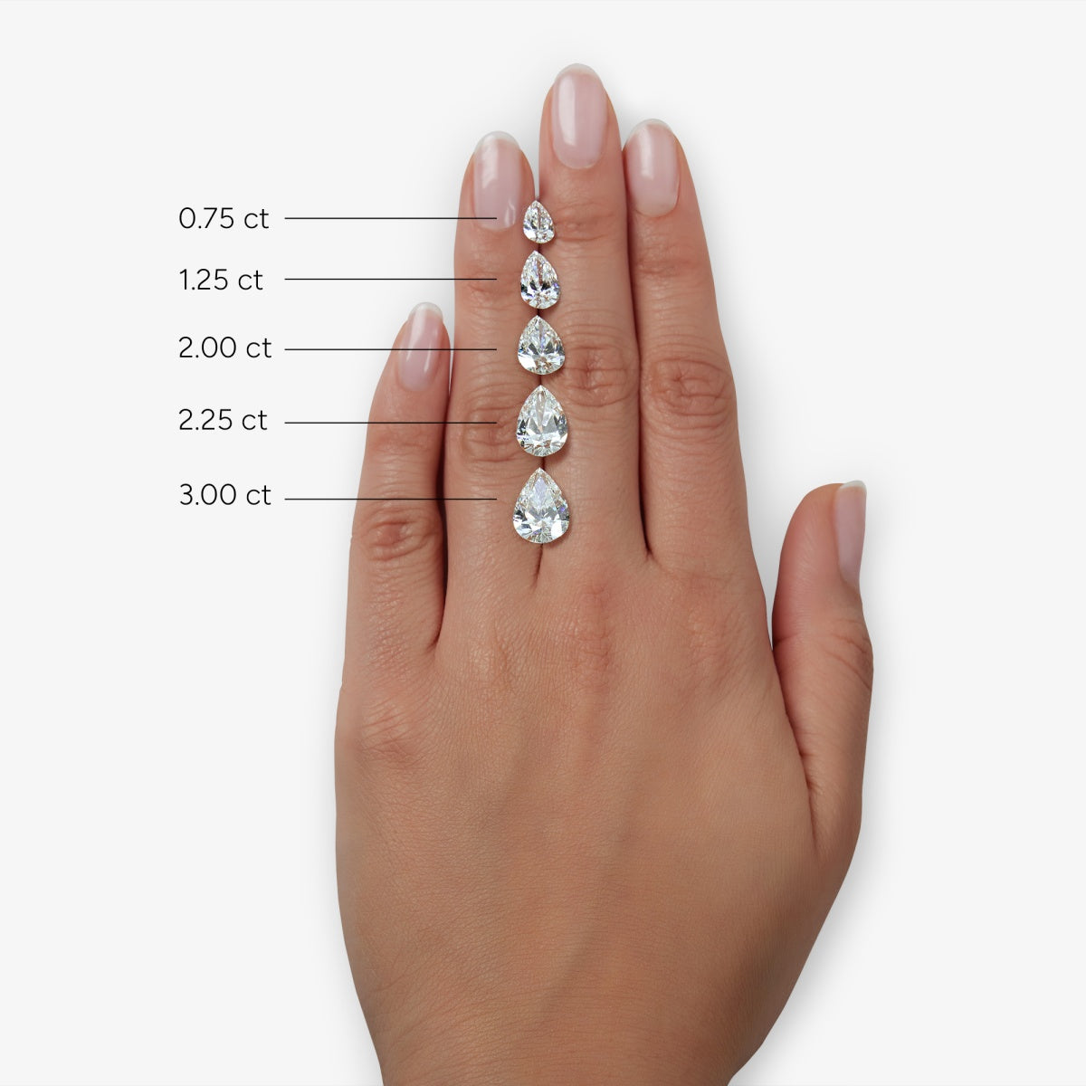 Lila - Ribbon Side Stones Engagement Ring