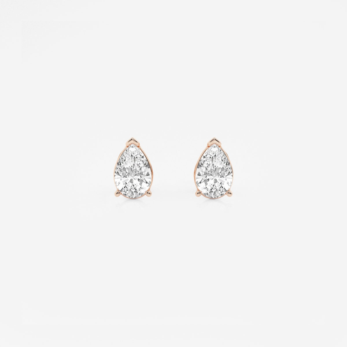 Lila - Sleek Solitaire Design Earrings