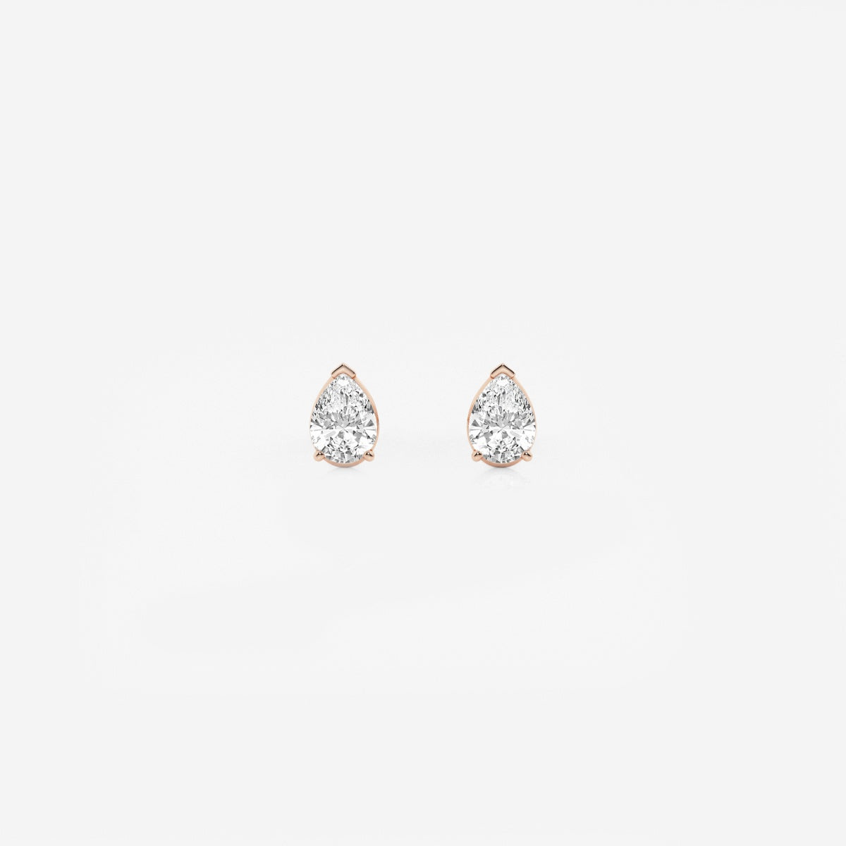 Lila - Sleek Solitaire Design Earrings