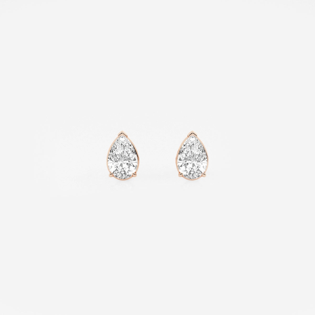 Lila - Sleek Solitaire Design Earrings