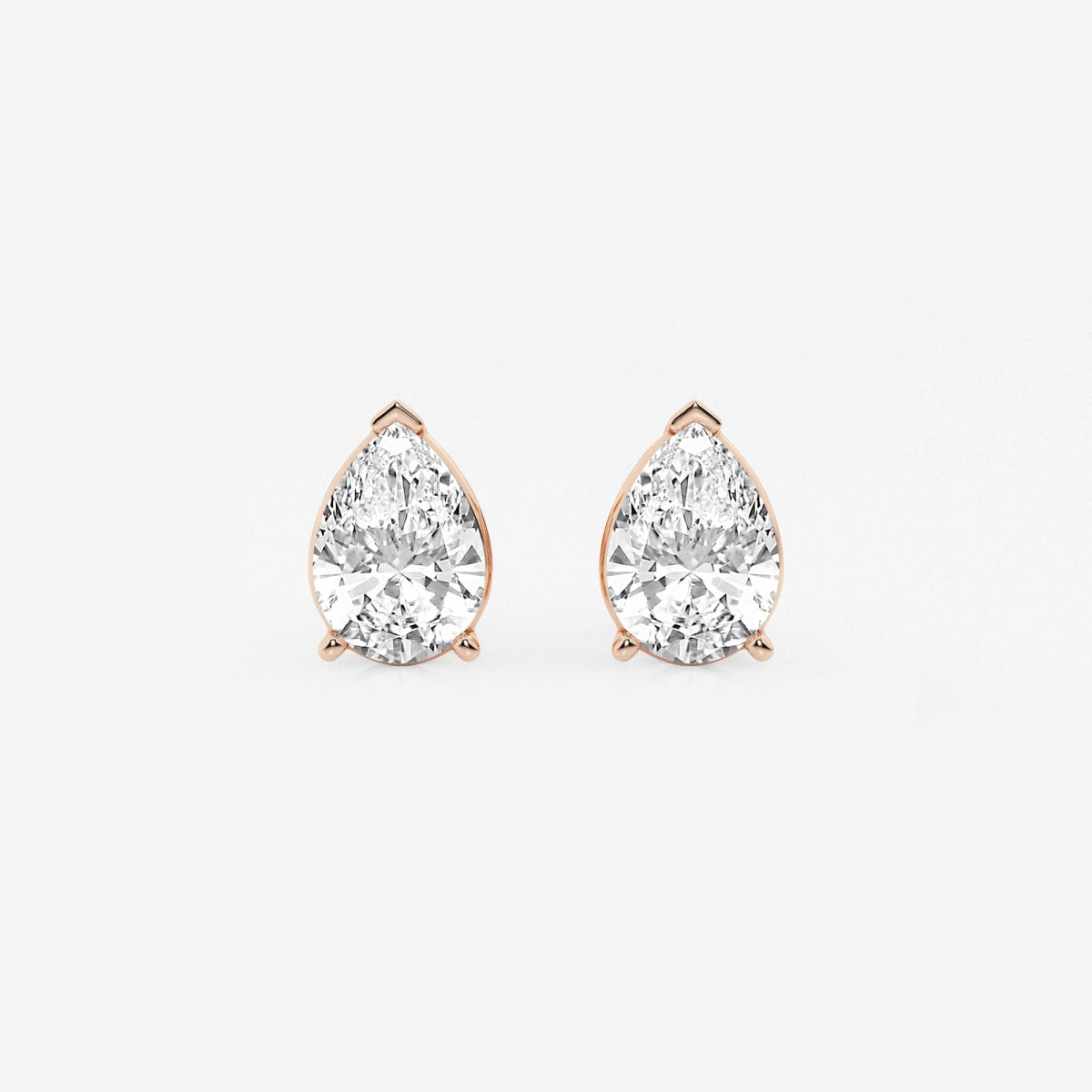 Lila - Sleek Solitaire Design Earrings