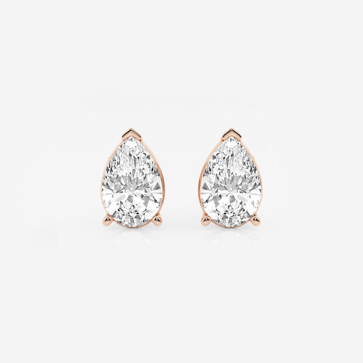 Lila - Sleek Solitaire Design Earrings