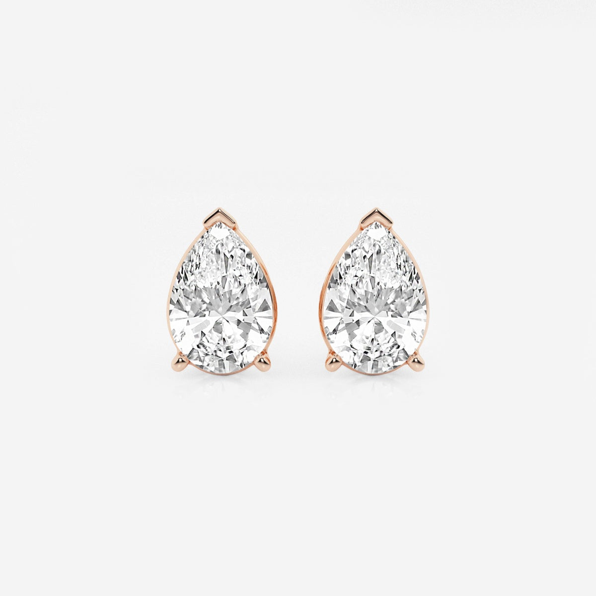 Lila - Sleek Solitaire Design Earrings