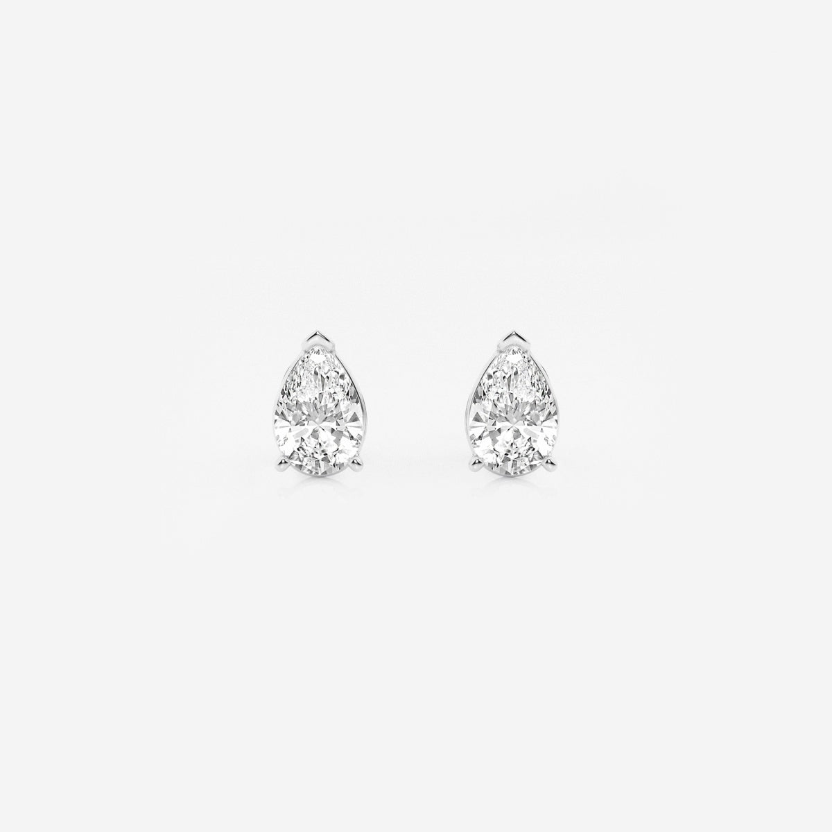 Lila - Sleek Solitaire Design Earrings