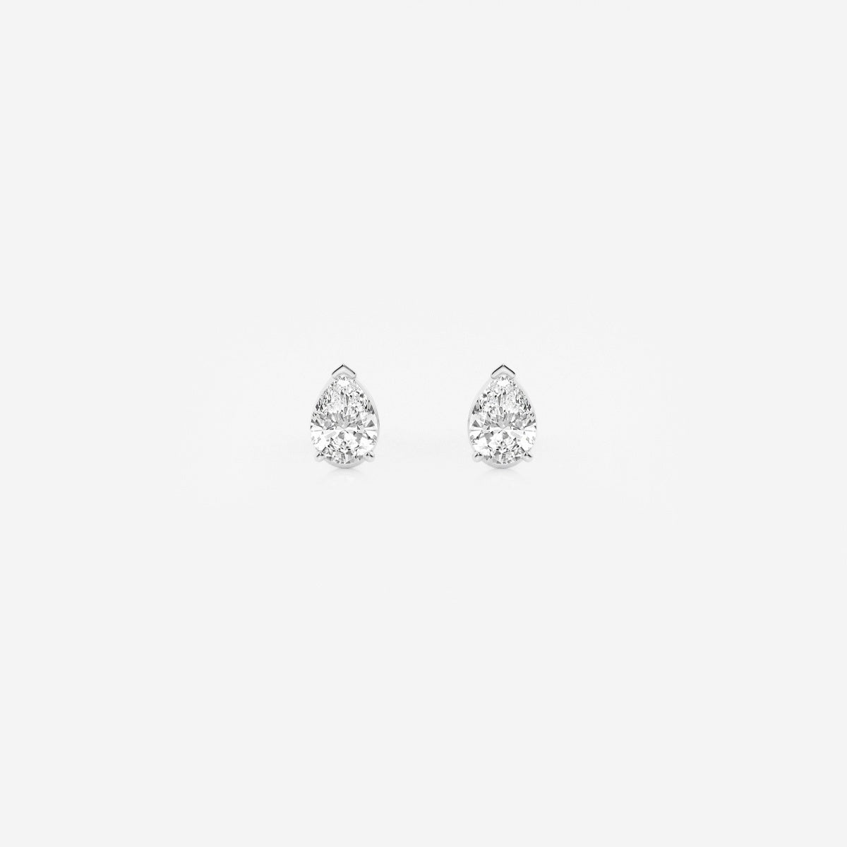 Lila - Sleek Solitaire Design Earrings