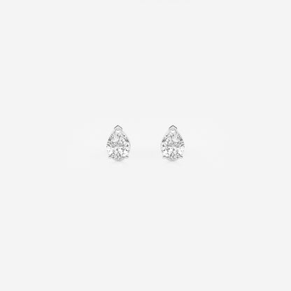 Lila - Sleek Solitaire Design Earrings