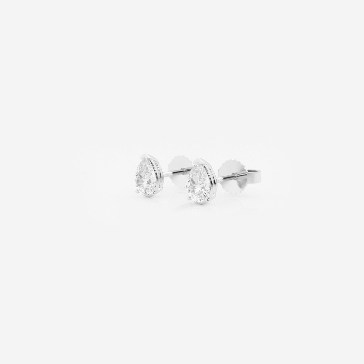 Lila - Sleek Solitaire Design Earrings