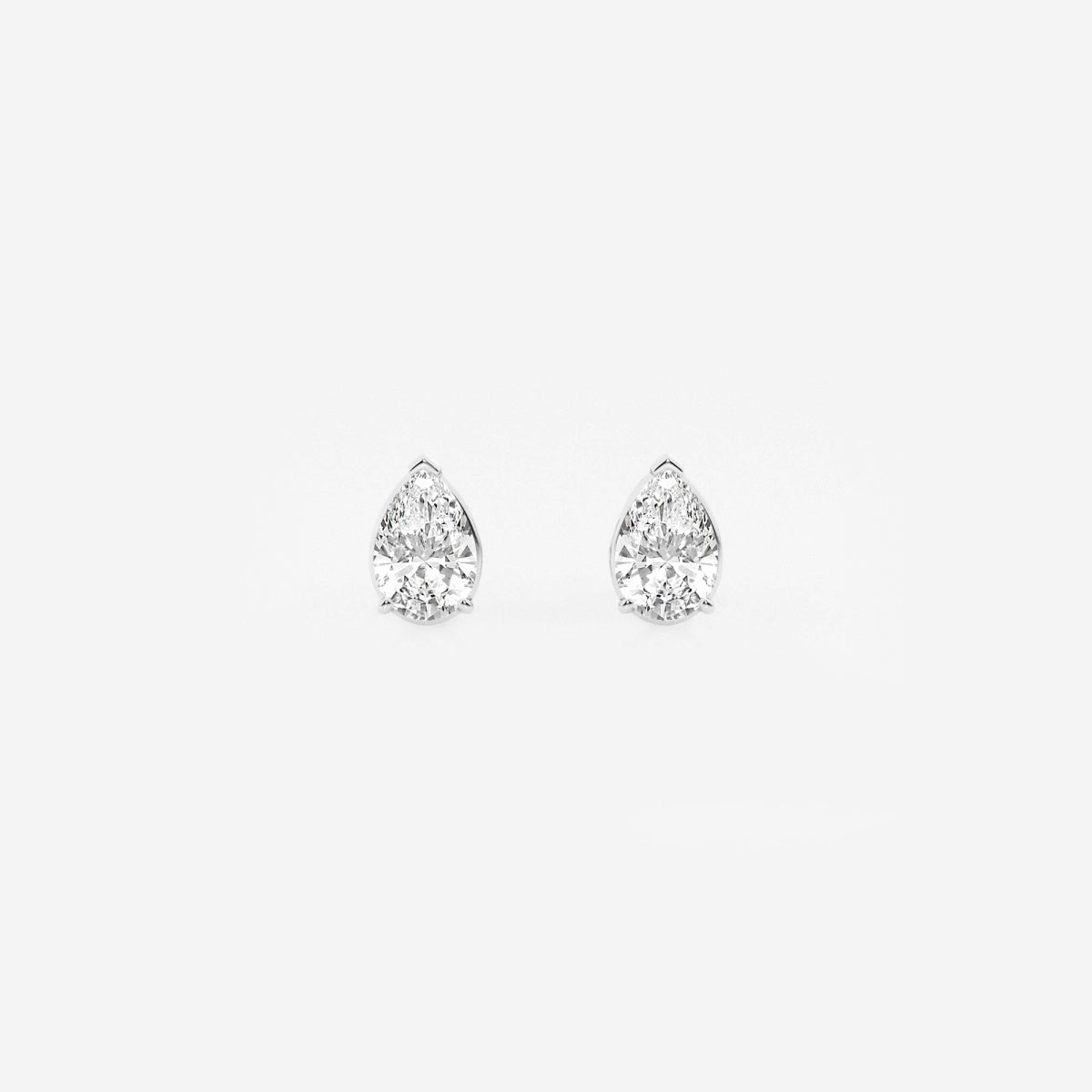 Lila - Sleek Solitaire Design Earrings