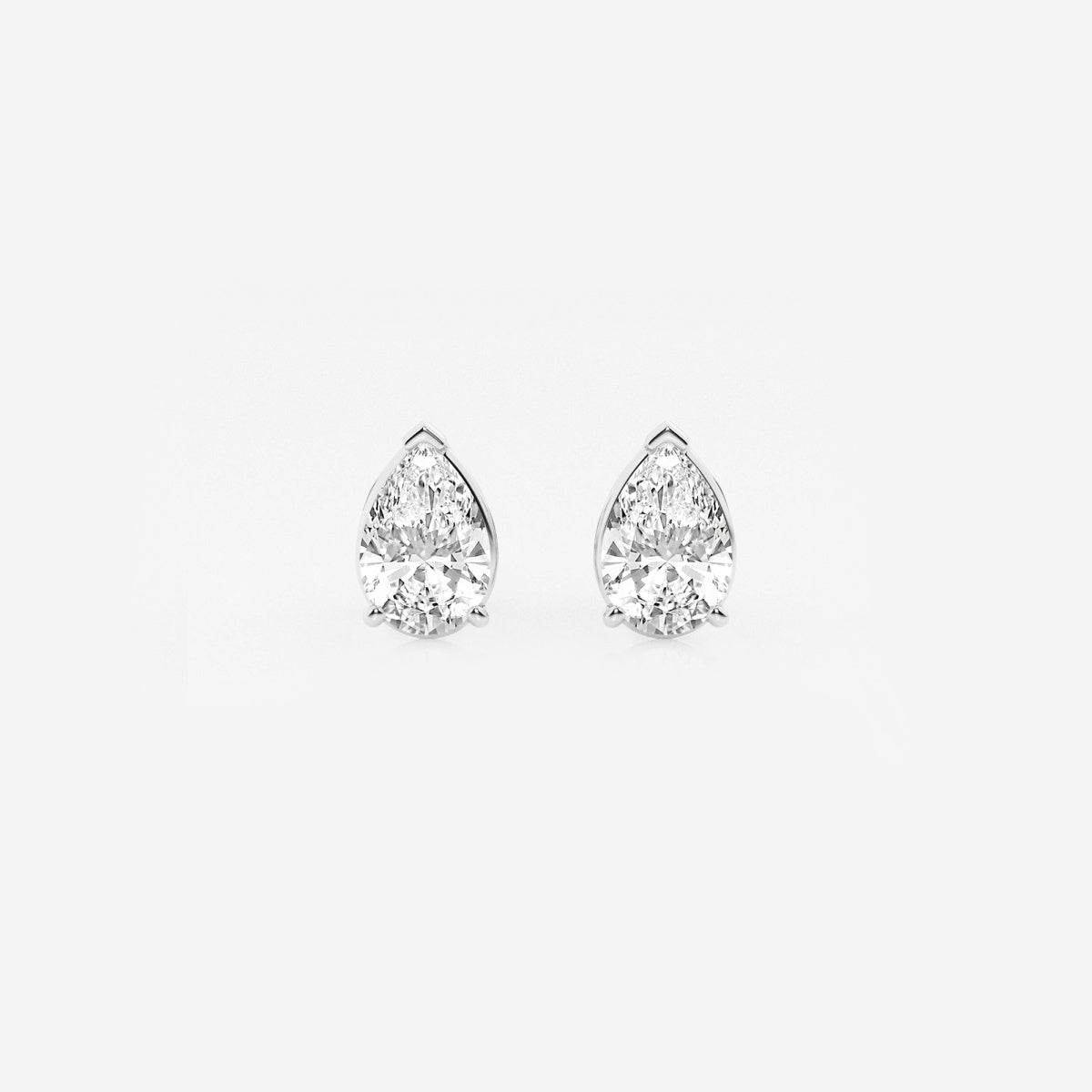 Lila - Sleek Solitaire Design Earrings