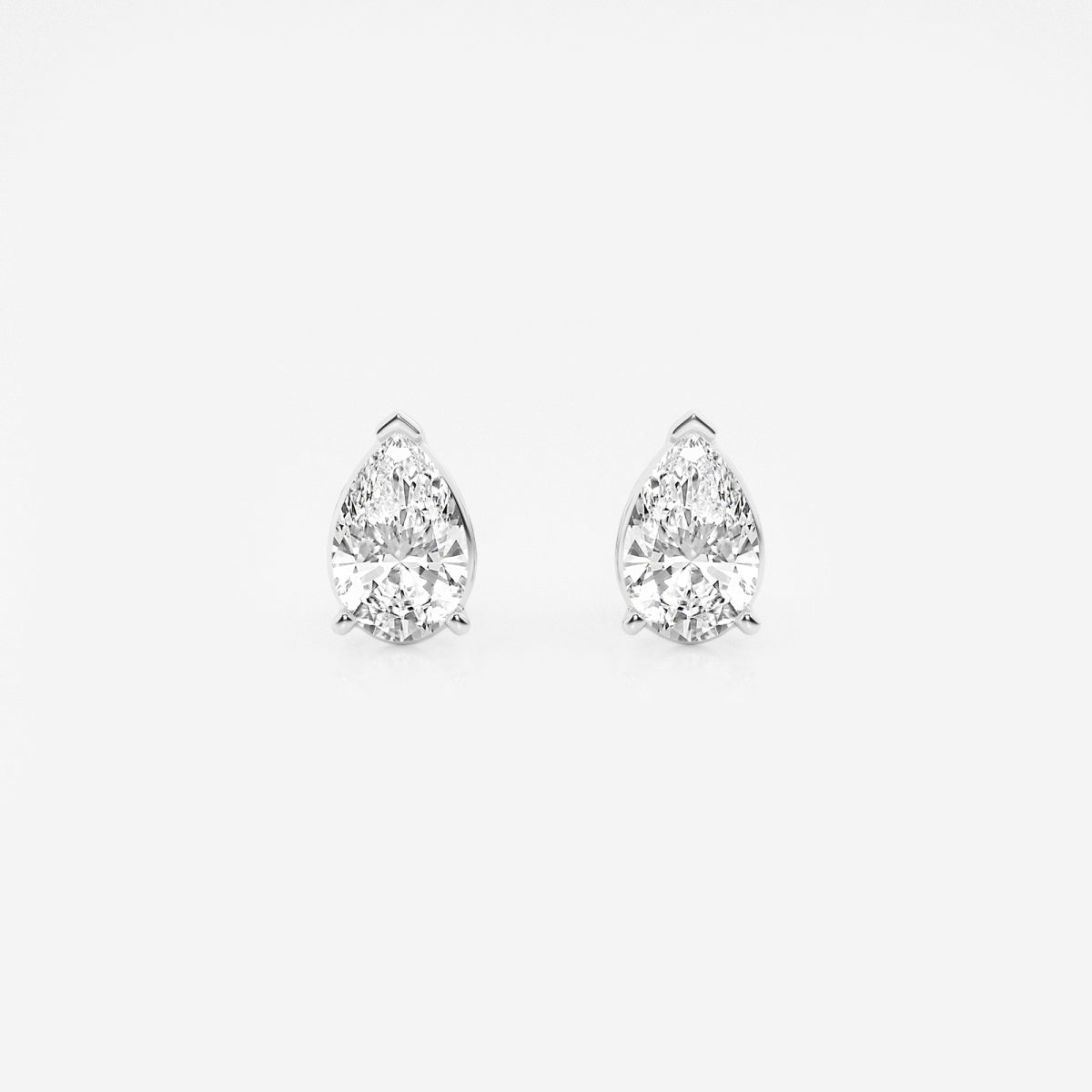 Lila - Sleek Solitaire Design Earrings