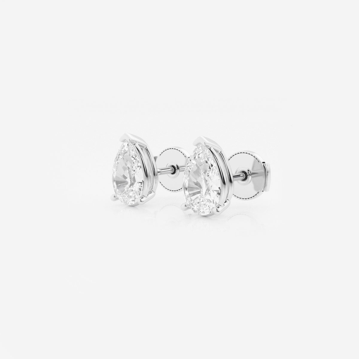 Lila - Sleek Solitaire Design Earrings