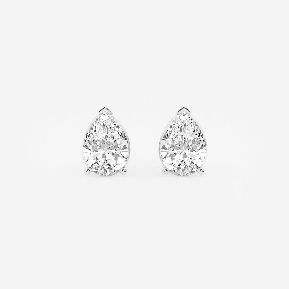 Lila - Sleek Solitaire Design Earrings