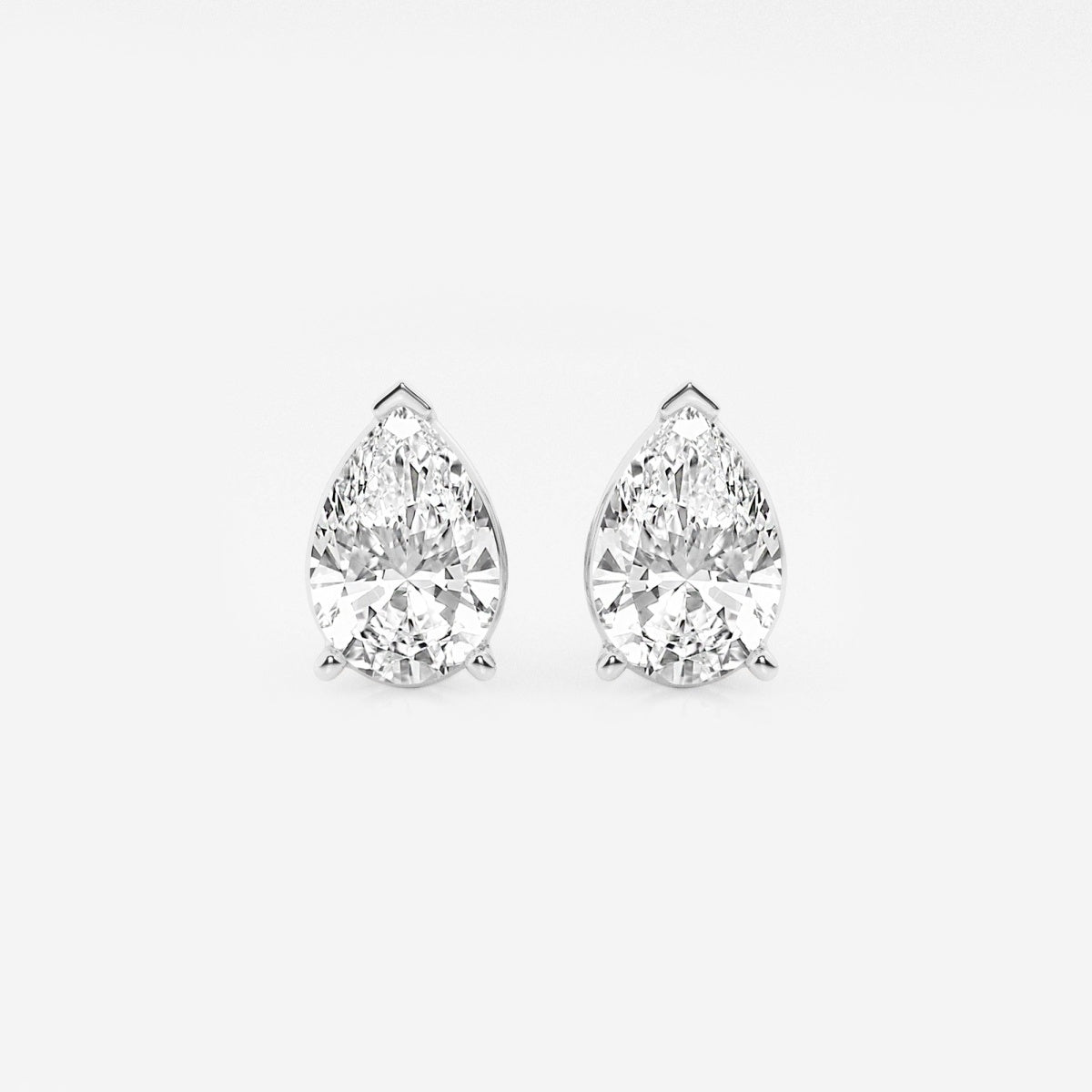 Lila - Sleek Solitaire Design Earrings