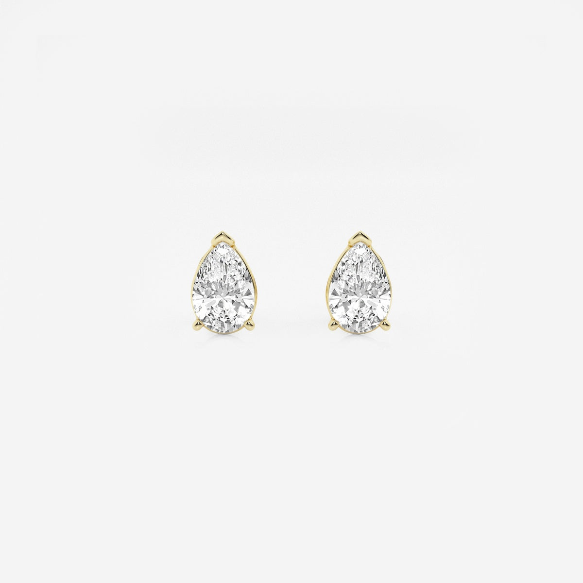 Lila - Sleek Solitaire Design Earrings