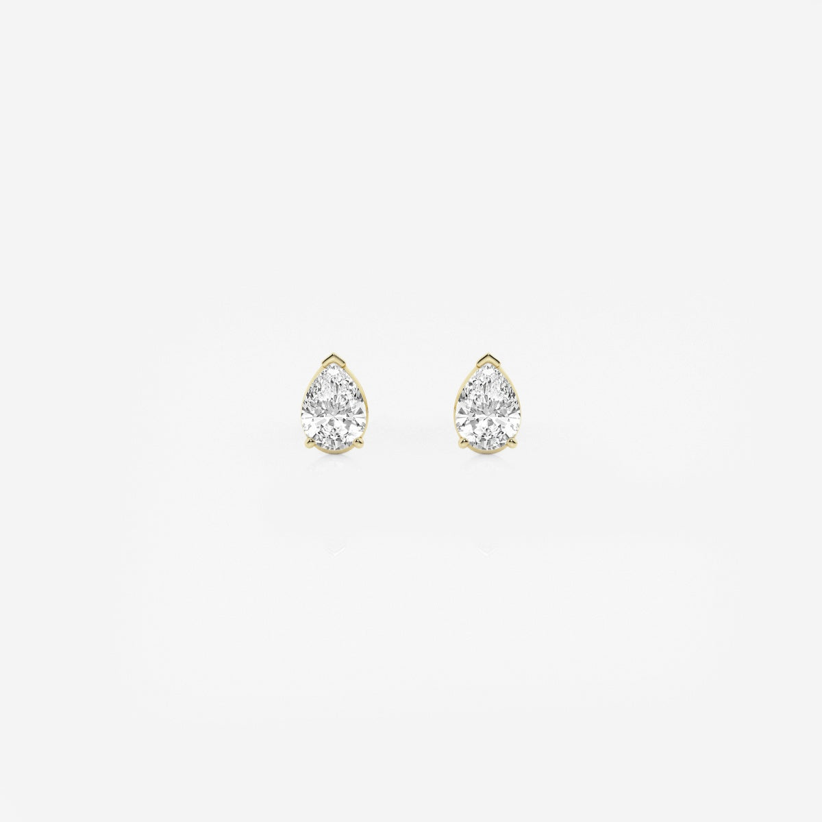 Lila - Sleek Solitaire Design Earrings