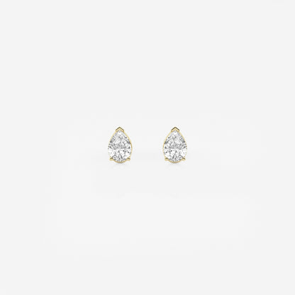 Lila - Sleek Solitaire Design Earrings