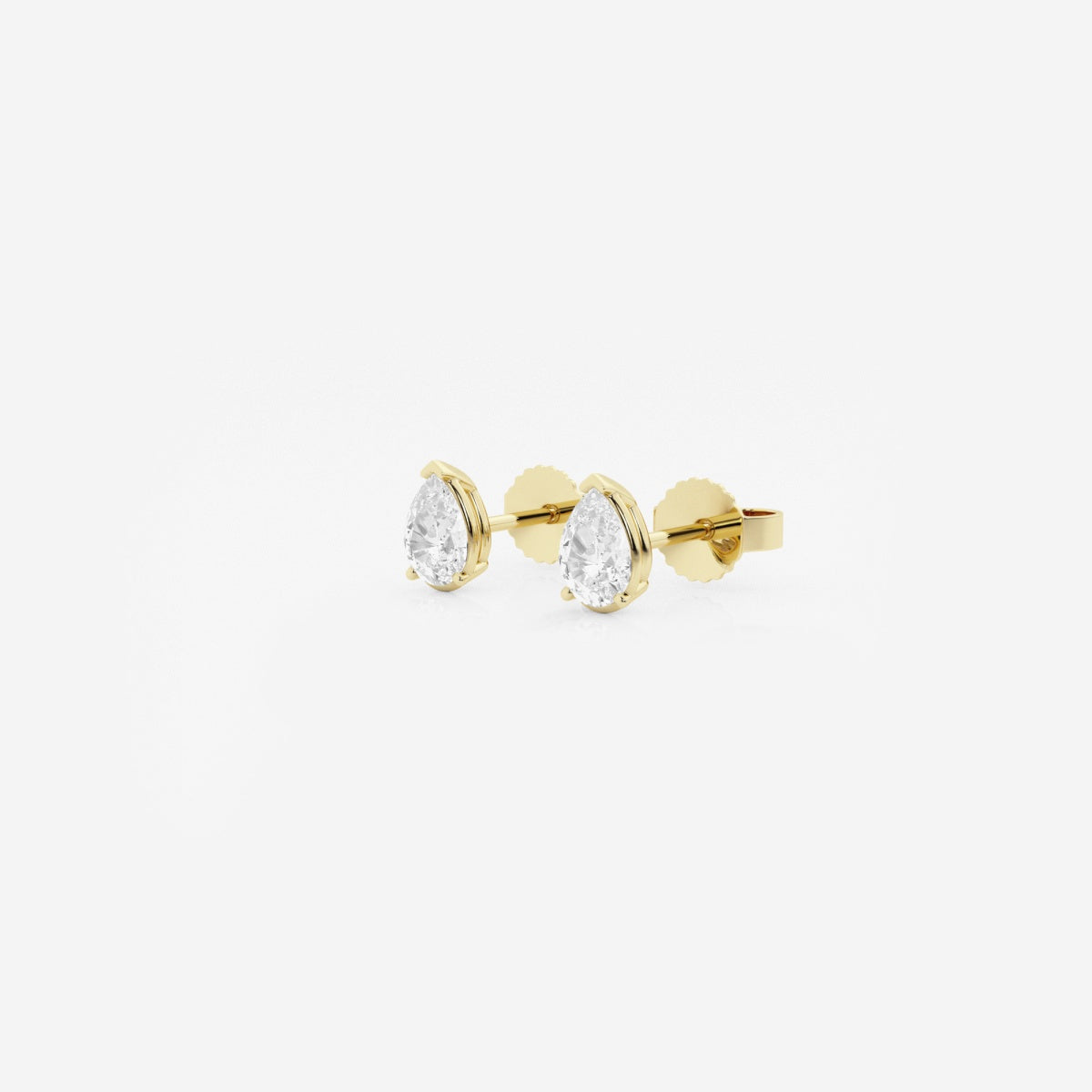 Lila - Sleek Solitaire Design Earrings