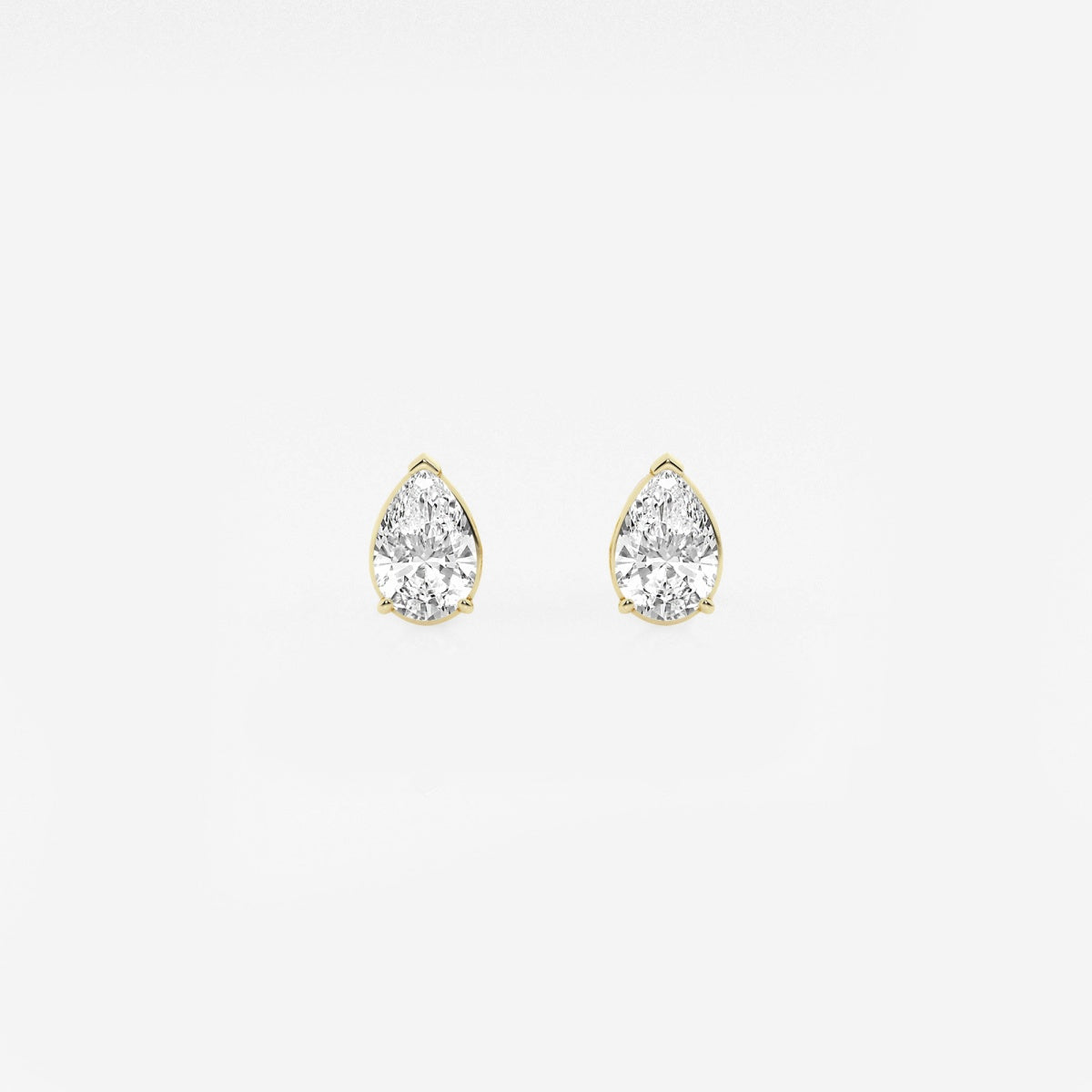 Lila - Sleek Solitaire Design Earrings