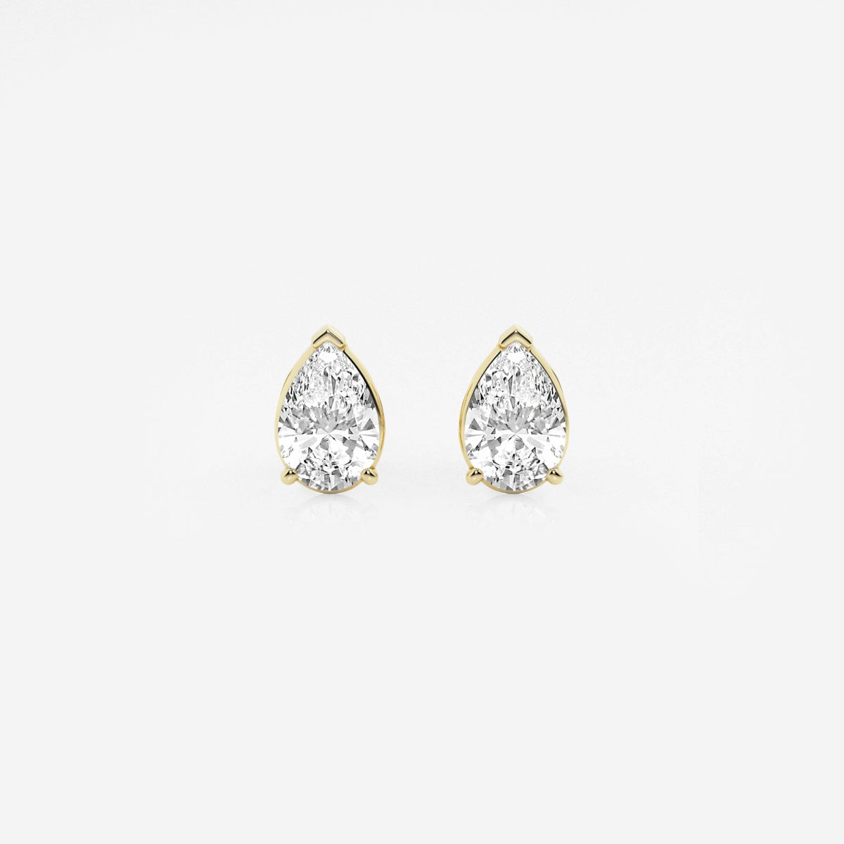 Lila - Sleek Solitaire Design Earrings