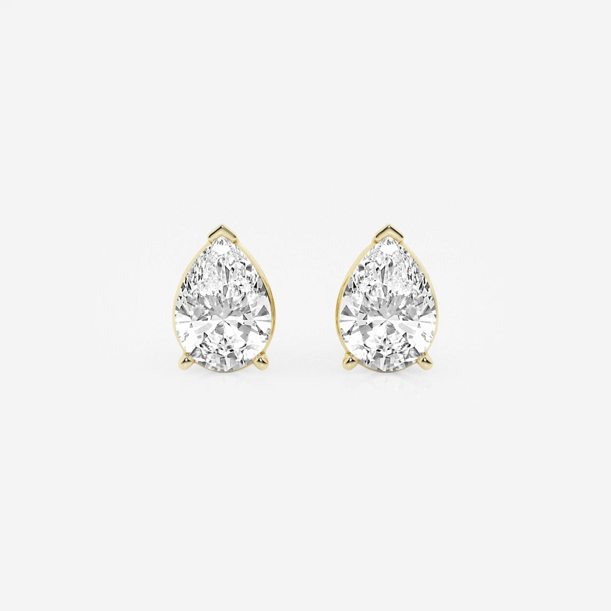 Lila - Sleek Solitaire Design Earrings