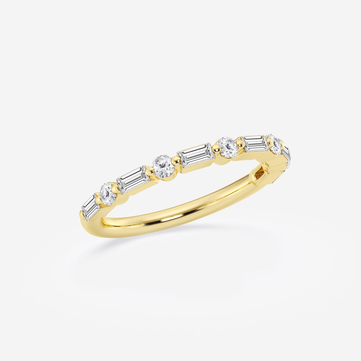 Madeline - Artistic Multi-Shape Design Wedding Ring