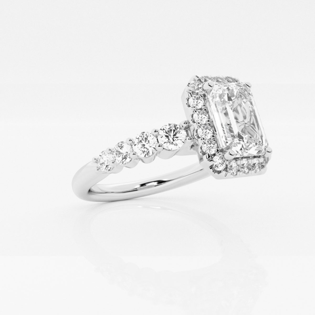 Madeline - Graduated Halo Design Engagement Ring