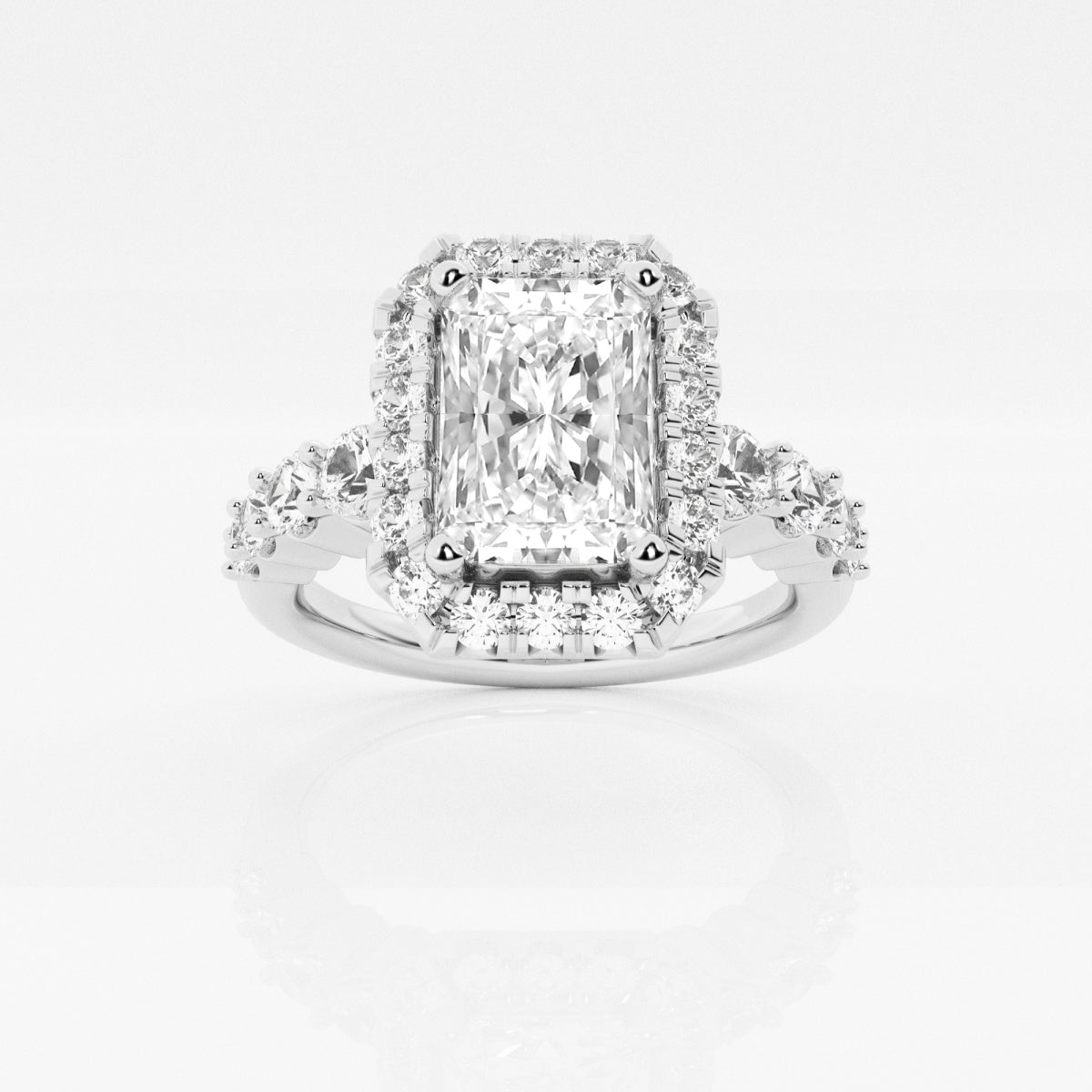 Madeline - Graduated Halo Design Engagement Ring