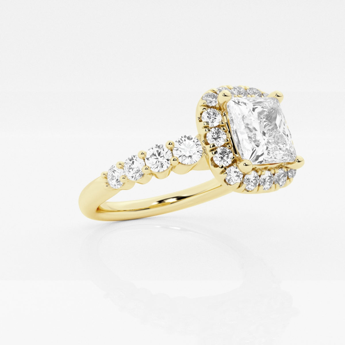 Madeline - Graduated Halo Design Engagement Ring