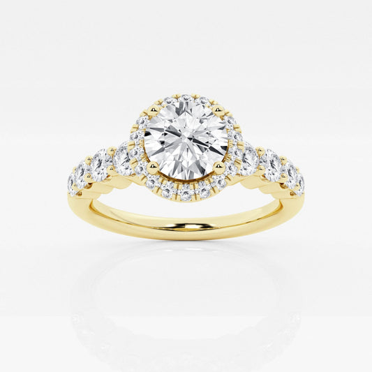 Madeline - Graduated Halo Design Engagement Ring