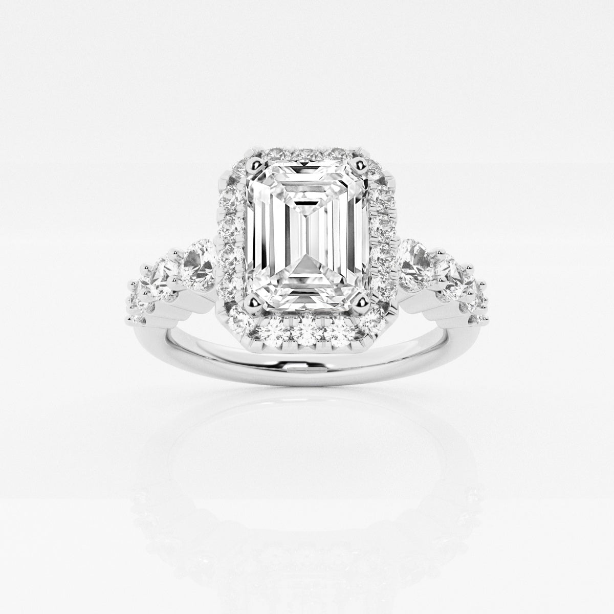 Madeline - Graduated Halo Design Engagement Ring