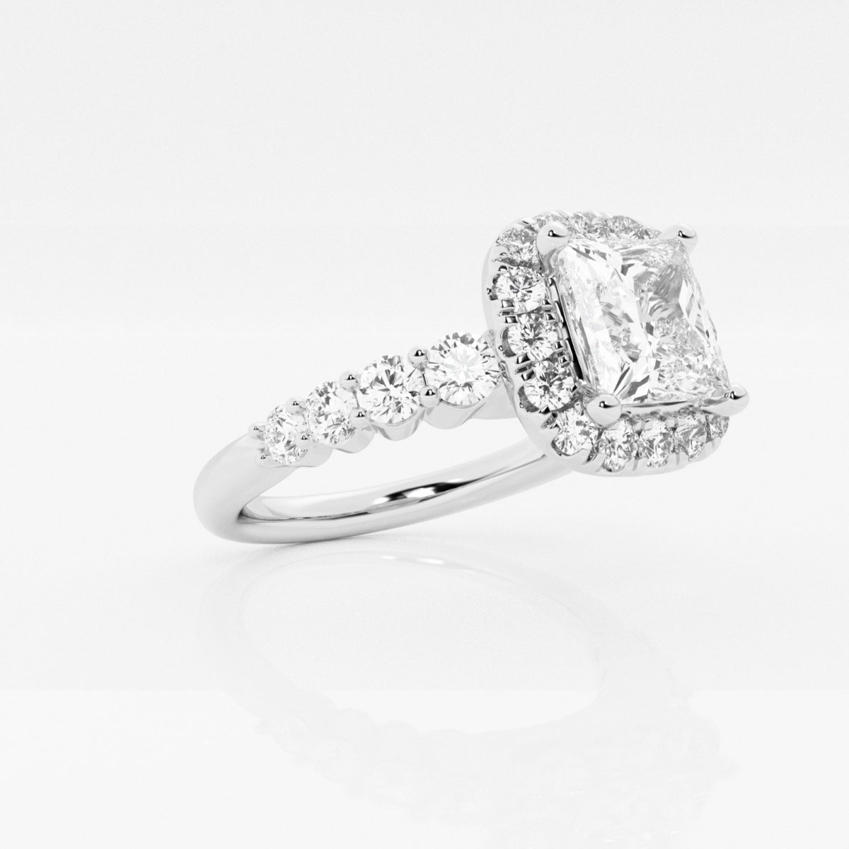 Madeline - Graduated Halo Design Engagement Ring