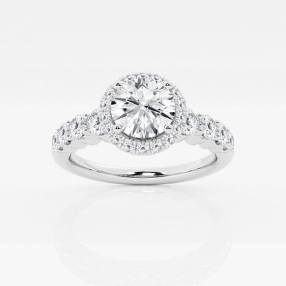 Madeline - Graduated Halo Design Engagement Ring