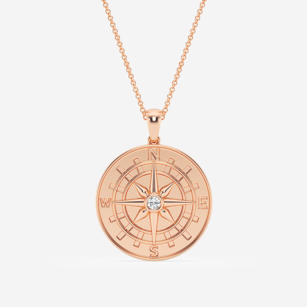 Noah - Symbolic Compass Pendant Necklaces