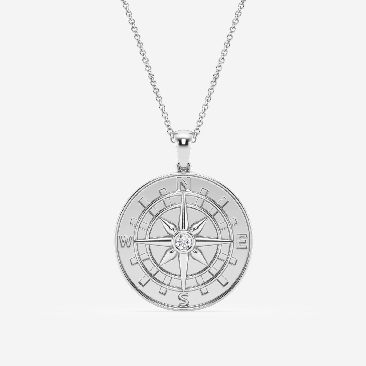 Noah - Symbolic Compass Pendant Necklaces