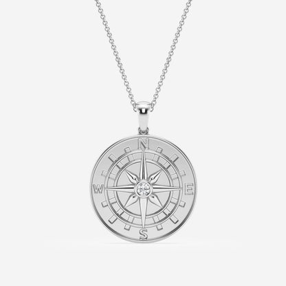 Noah - Symbolic Compass Pendant Necklaces