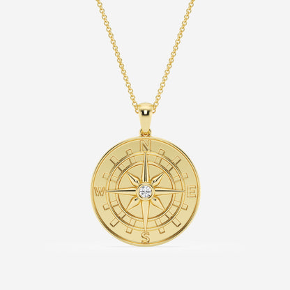 Noah - Symbolic Compass Pendant Necklaces