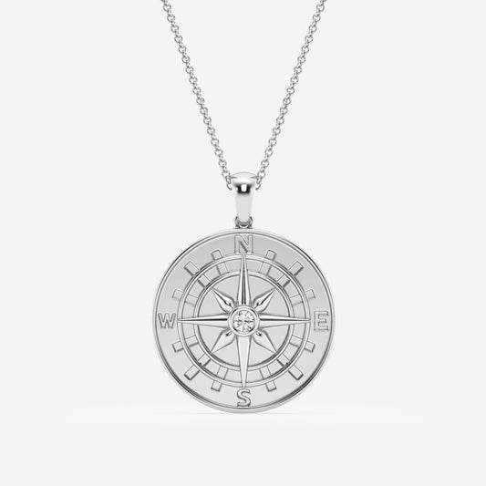 Noah - Symbolic Compass Pendant Necklaces